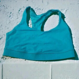 Lululemon  teal athleisure sports bra 6